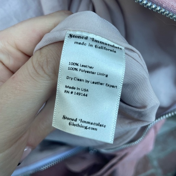 Stoned Immaculate fonda suede dress in Pink Rare - Picture 10 of 12